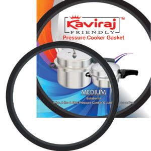 Kaviraj Medium Rubber Gasket – Suitable for 5 Ltrs Cooker & Pan Jr