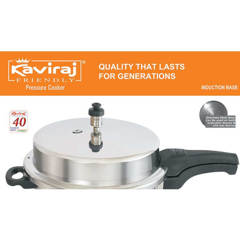 Kaviraj 2 Ltrs Induction Base Pressure Cooker