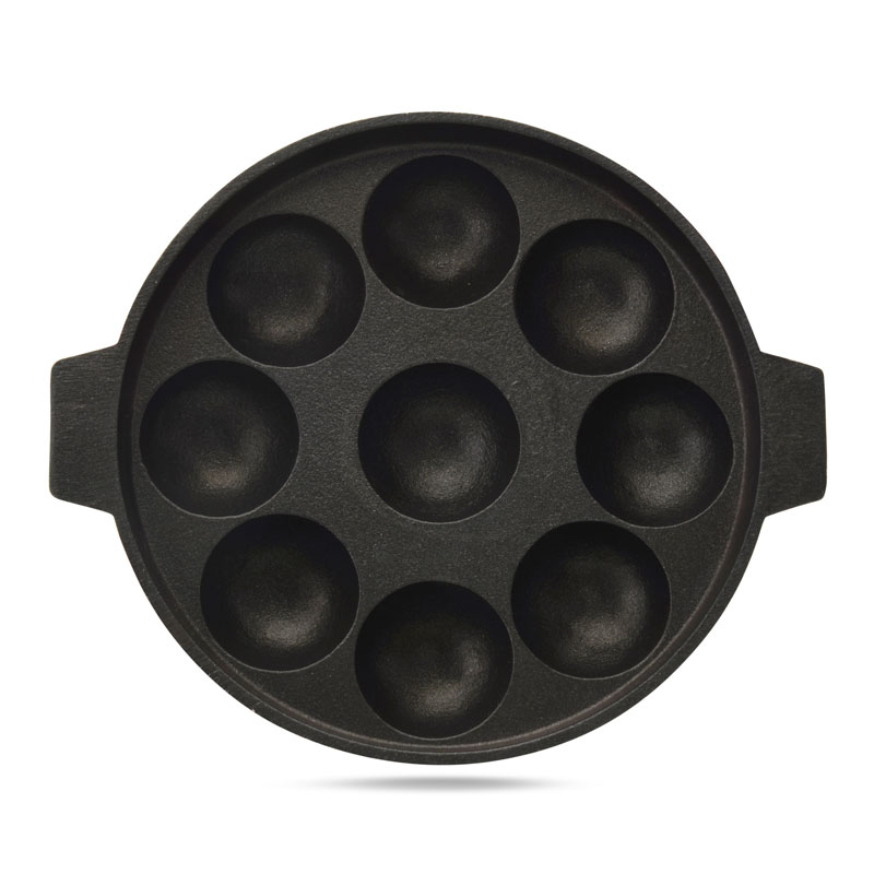 Kaviraj Silk Appakara  with Lid - 9 Holes